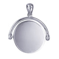 Sterling Silver Engravable Spinner Pendant