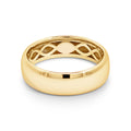 9ct Yellow Gold Rounded Wide Ladies Wedding Ring