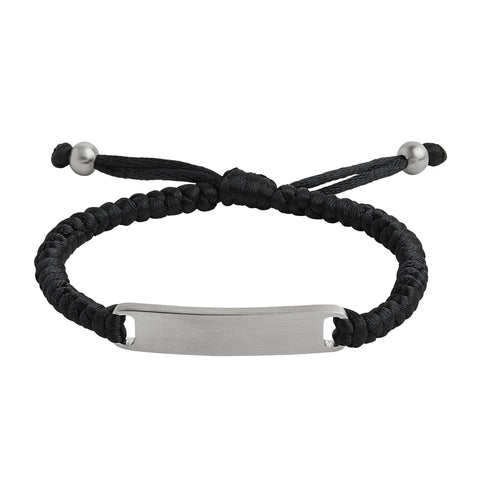Najo Elemental Men’s Cord Identity Bracelet - alternate view
