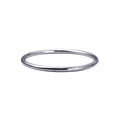 Sterling Silver Solid Comfort Fit Bangle