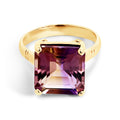 9ct Yellow Gold Ametrine Ring