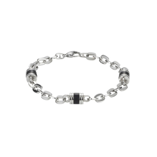 Mens Stainless Steel Belcher Chain Bracelet - alternate view