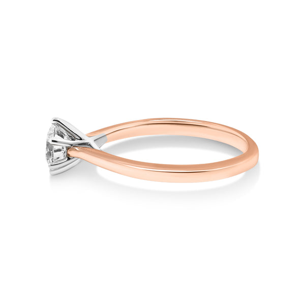 The Audrey | 0.76ct Round Lab Grown Diamond Engagement Ring - alternate view