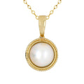 9ct Yellow Gold Mabe Pearl Enhancer
