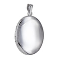 Sterling Silver Plain Oval Locket