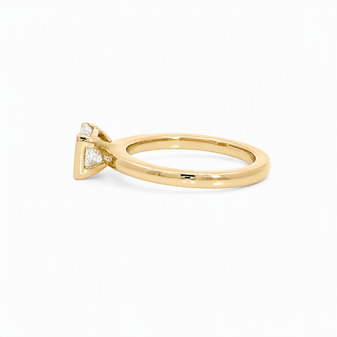 The Sofia | 1.03ct Princess Lab Grown Diamond Engagement Ring - alternate view