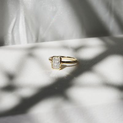 The Bridgette | 1.50ct Radiant Lab Grown Diamond Engagement Ring - alternate