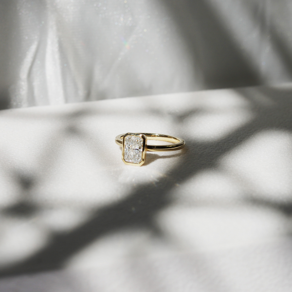 The Bridgette | 1.50ct Radiant Lab Grown Diamond Engagement Ring - alternate view