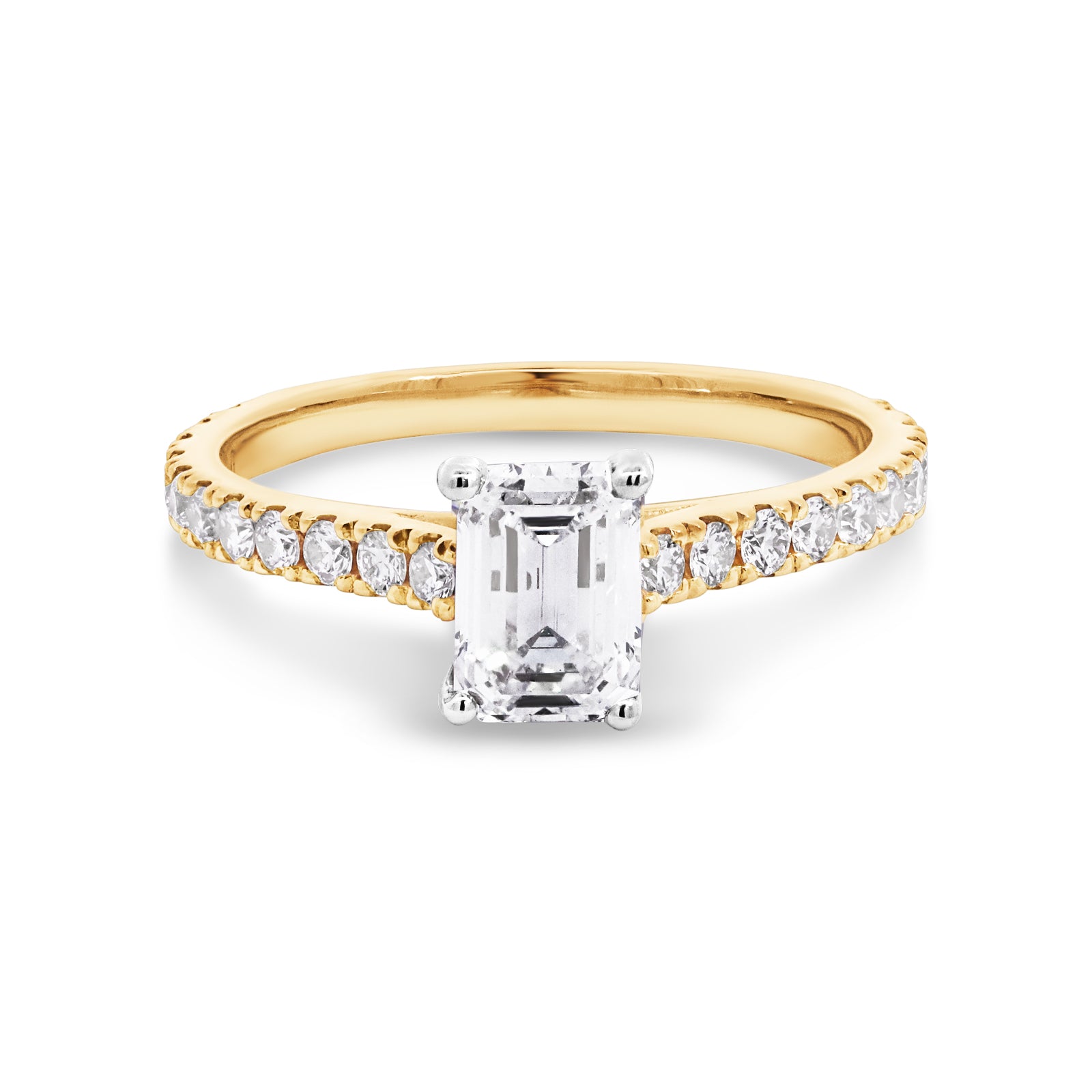 Buy 2.8 Carat Diamond Engagement Ring, 14K White Gold, Round Engagement Ring,  Pave Style Engagement Ring, Diamond Ring, Diamond, Free Shipping Online in  India - Etsy