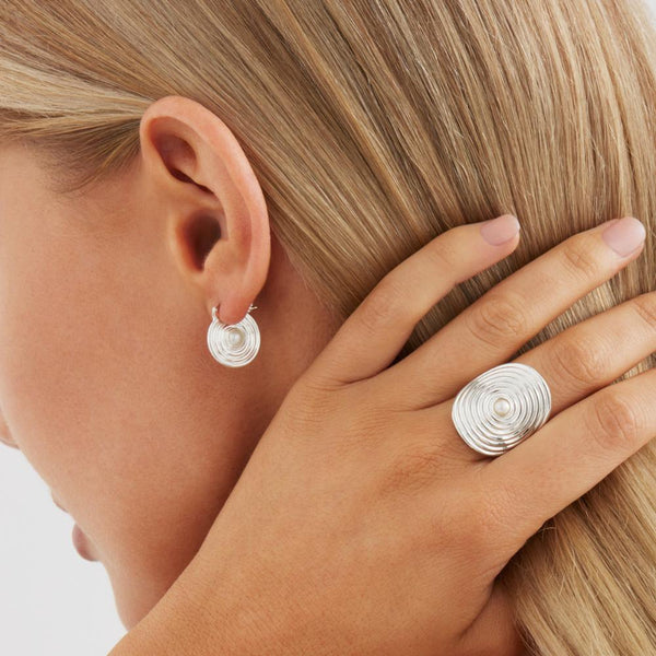 Najo Siren's Song Pearl Earrings - alternate view