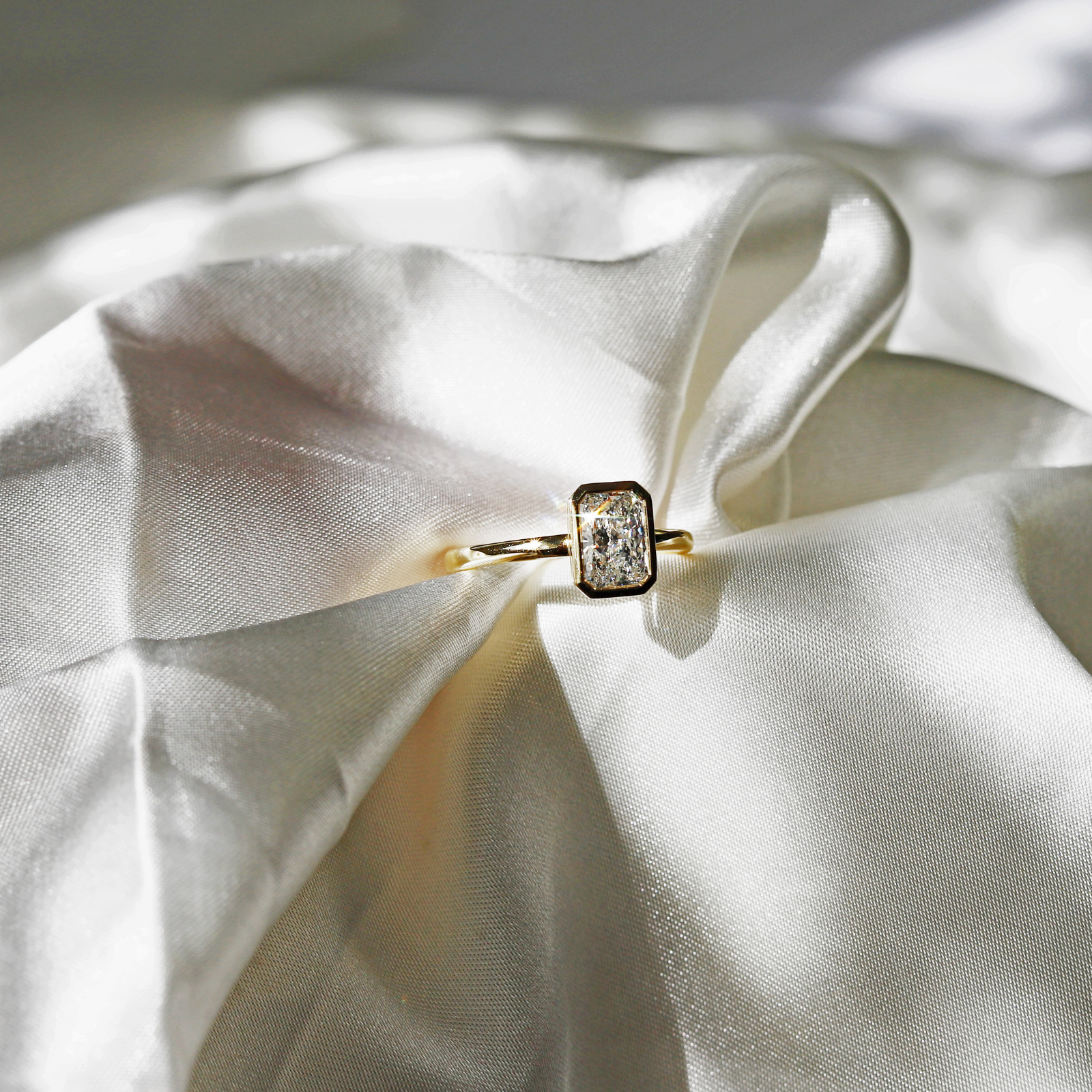 The Bridgette | 1.50ct Radiant Lab Grown Diamond Engagement Ring