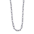 Sterling Silver Fancy Paperlink Chain With Alternating Twist And Polished Links