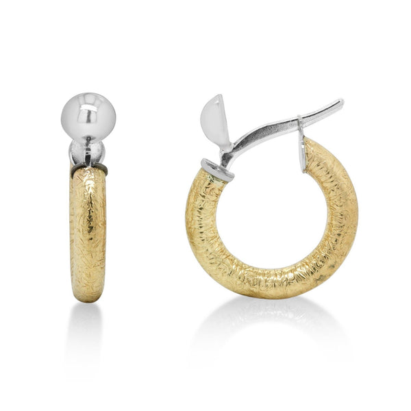 9ct Yellow Gold Hoops - alternate view