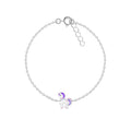 Sterling Silver Enamelled Unicorn Bracelet