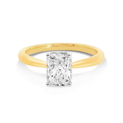 The Grace | 1.34ct Radiant Lab Grown Diamond Engagement Ring