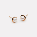 Najo Moonbeam Pearl Stud Earrings