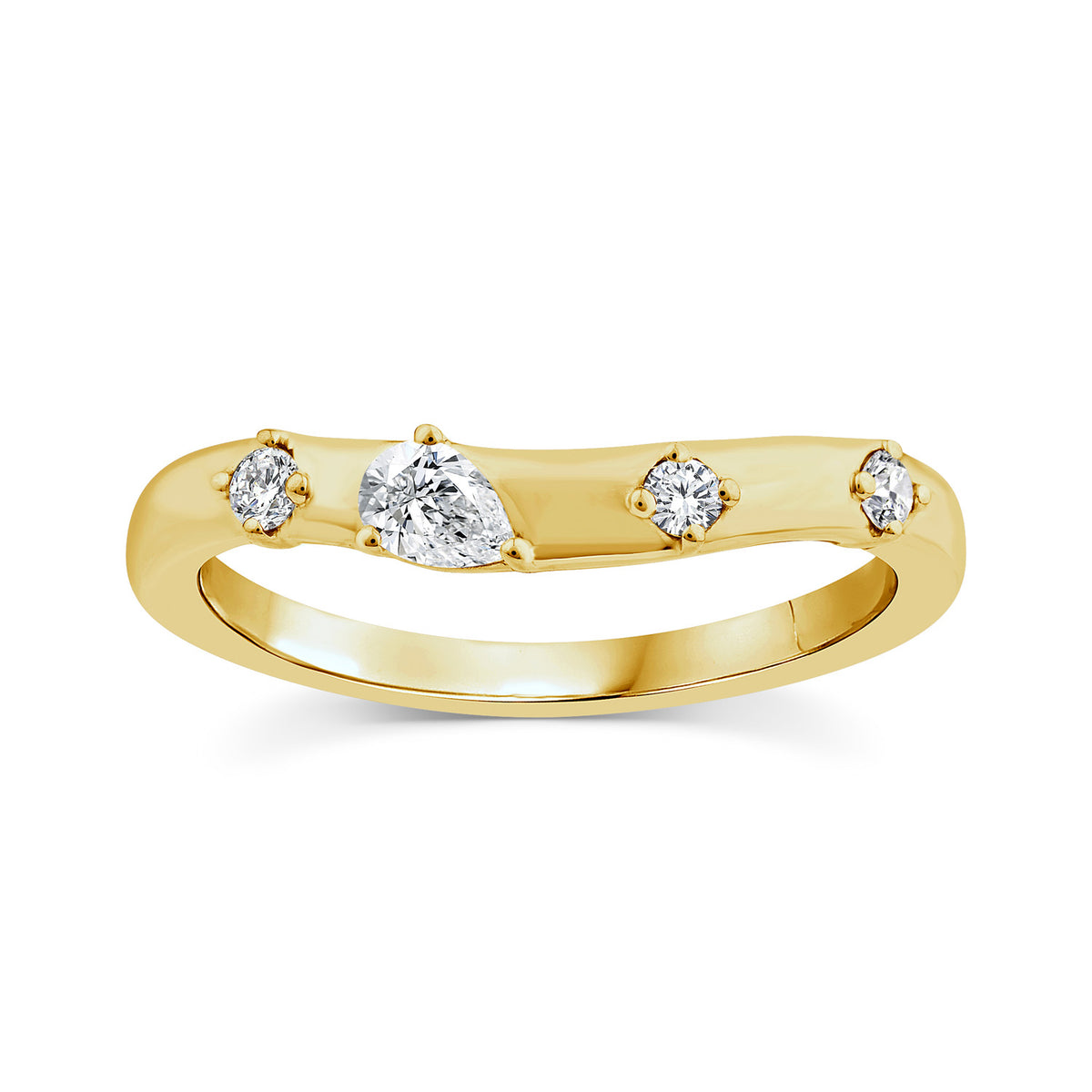 Gold Vermeil Lab Grown Diamond Ring