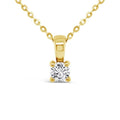 9ct Yellow Gold Diamond Set Pendant