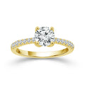 Above Love Star 1.45ct Round Lab Grown Diamond Engagement Ring