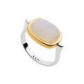 Najo Fleur Rainbow Moonstone Ring