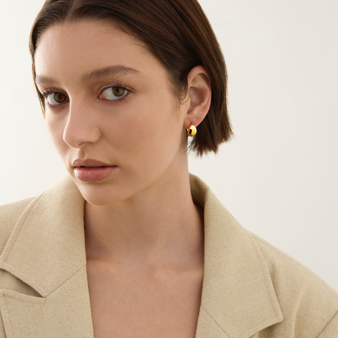 Najo La Muse Huggie Earrings - alternate view