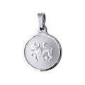 Fine Silver Taurus Zodiac Pendant