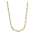 9ct Italian Yellow Gold 45cm Paperclip Chain