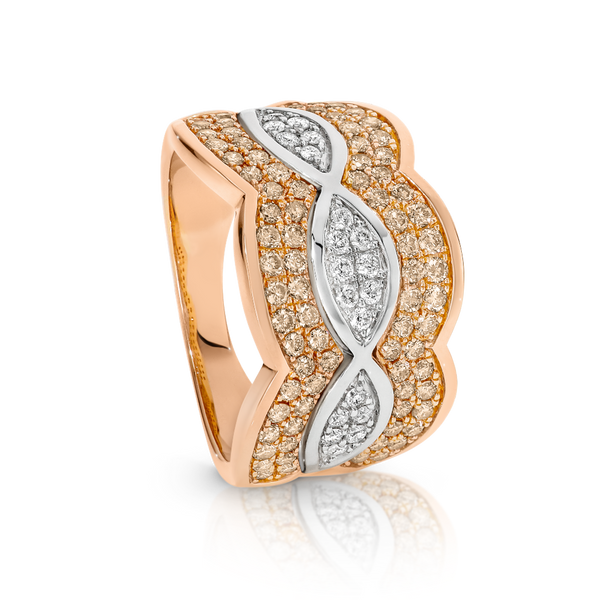 Dreamtime 1.00ct Australian Natural Diamond Carcola Ring - alternate view