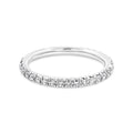 18ct White Gold Full Set Diamond Wedding Ring