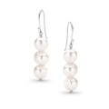 Sterling Silver White Freshwater Hook Earrings