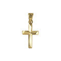 9ct Yellow Gold Hollow Fancy Small Cross