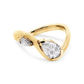 The Serena | 1.00ct  Pear Shape Lab Grown Diamond Engagement Ring