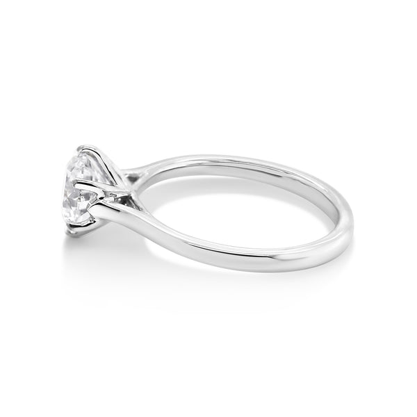 The Audrey | 1.73ct Round Lab Grown Diamond Engagement Ring - alternate view