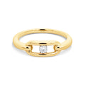 0.09ct Round Natural Diamond Ring