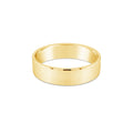 Men's 9ct Yellow Gold Flat Wedding Ring