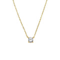 Yellow Gold Plated CZ Necklace