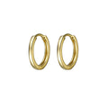 Sterling Silver Gold Plated Huggie Earrring