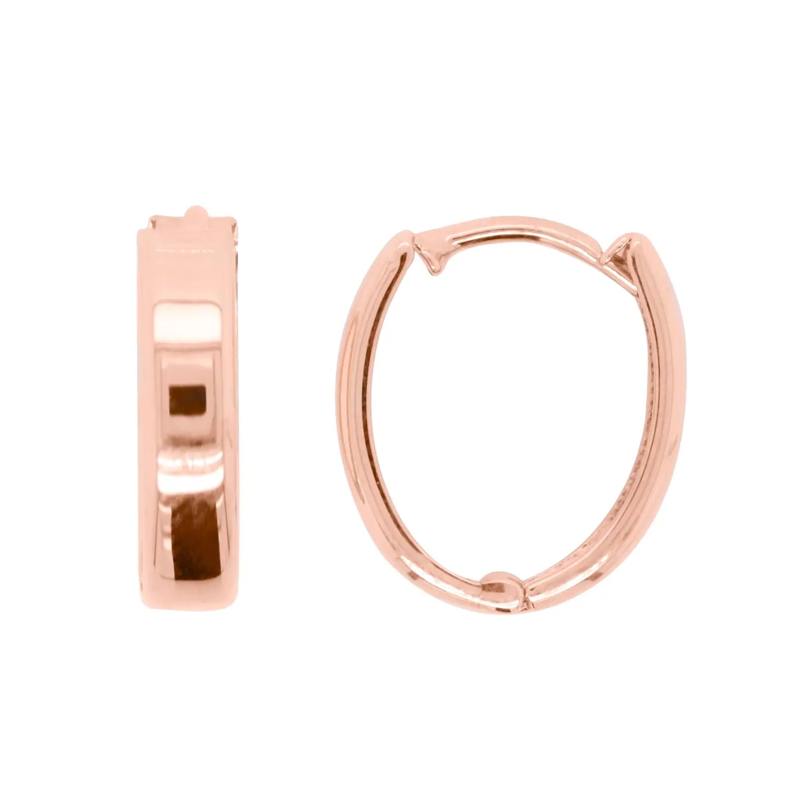 9ct Rose Gold 3mm Huggies