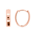 9ct Rose Gold 3mm Huggies
