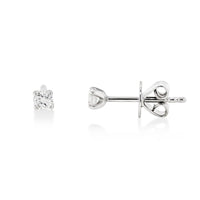 9ct White Gold Australian Diamond Stud Earrings