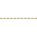 9ct Yellow Gold Diamond Cut Figaro Anklet