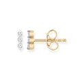 9ct Yellow Gold Diamond Set Studs