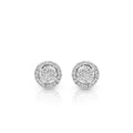 9ct Yellow Gold Flower Cluster Earrings