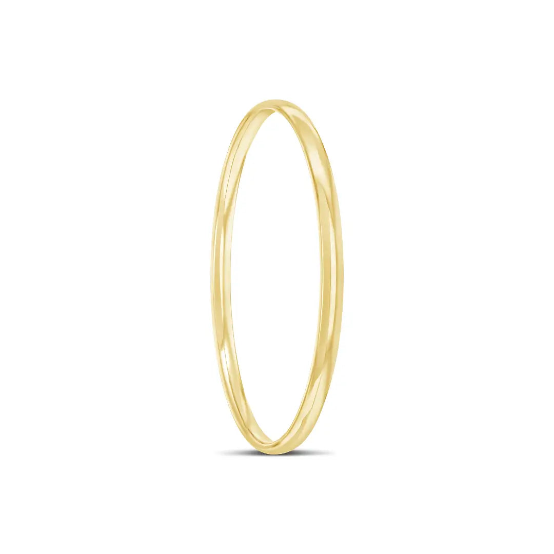 9ct Yellow Gold Silver Filled Bangle