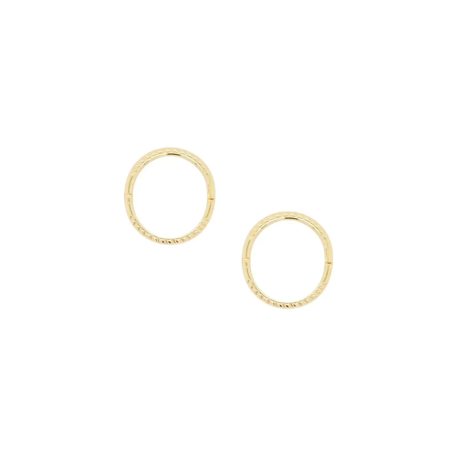 9ct Yellow Gold Twist Sleepers