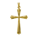 9ct Yellow Gold Hollow Fancy Cross