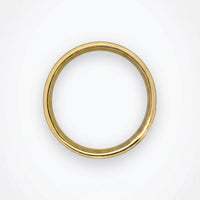 Men's 9ct Yellow Gold & Titanium Brushed Centre Ring