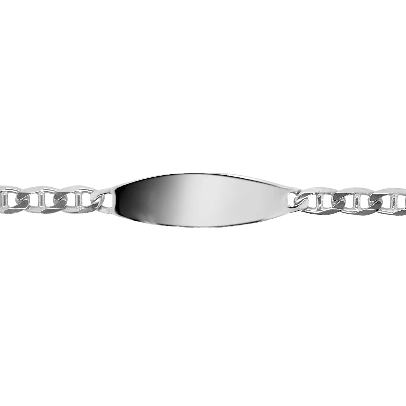 Men's Sterling Silver ID Bracelet