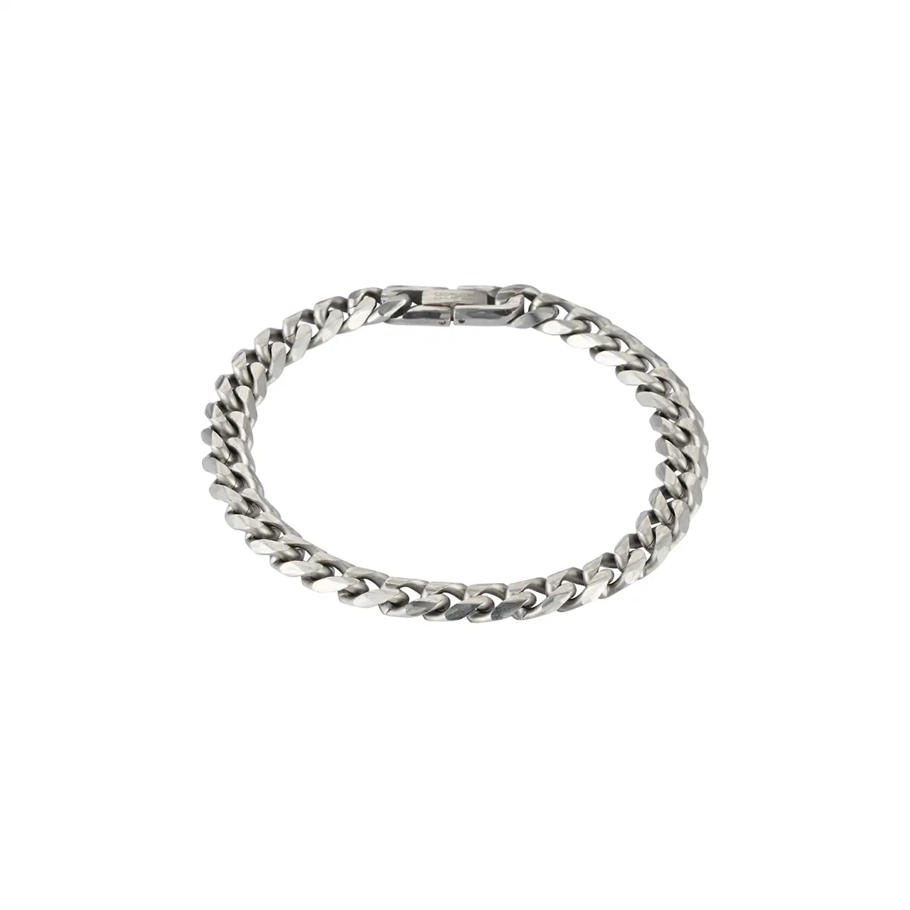 Mens Stainless Steel Curb Link Chain Bracelet