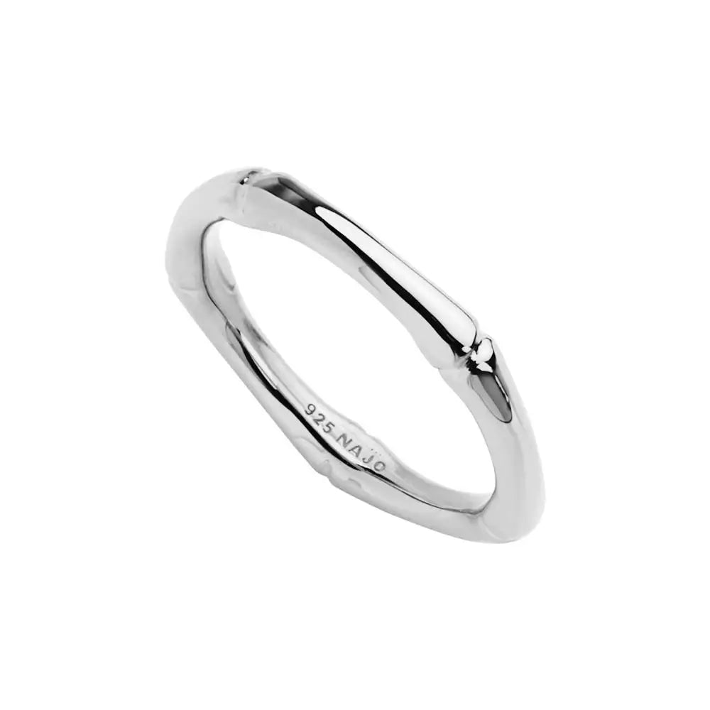 Najo Bamboo Silver Ring